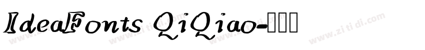 IdeaFonts QiQiao字体转换